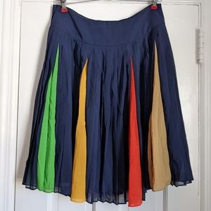 Anthropologie HD in Paris Pleated Skirt Size 6